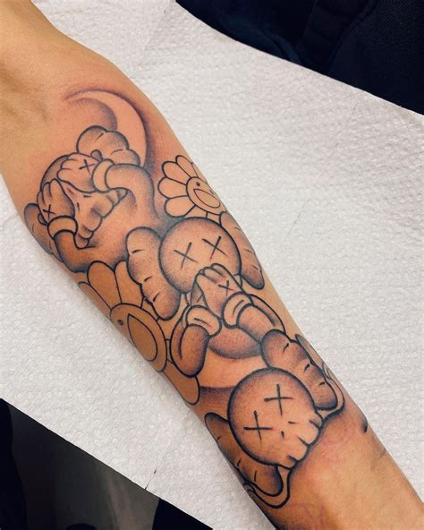 Half Sleeve <b>Tattoos</b> Drawings. . Kaws tattoo